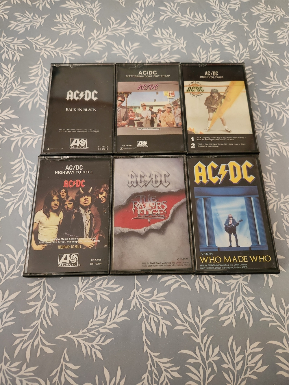 AC/DC Cassette Tape Collection
